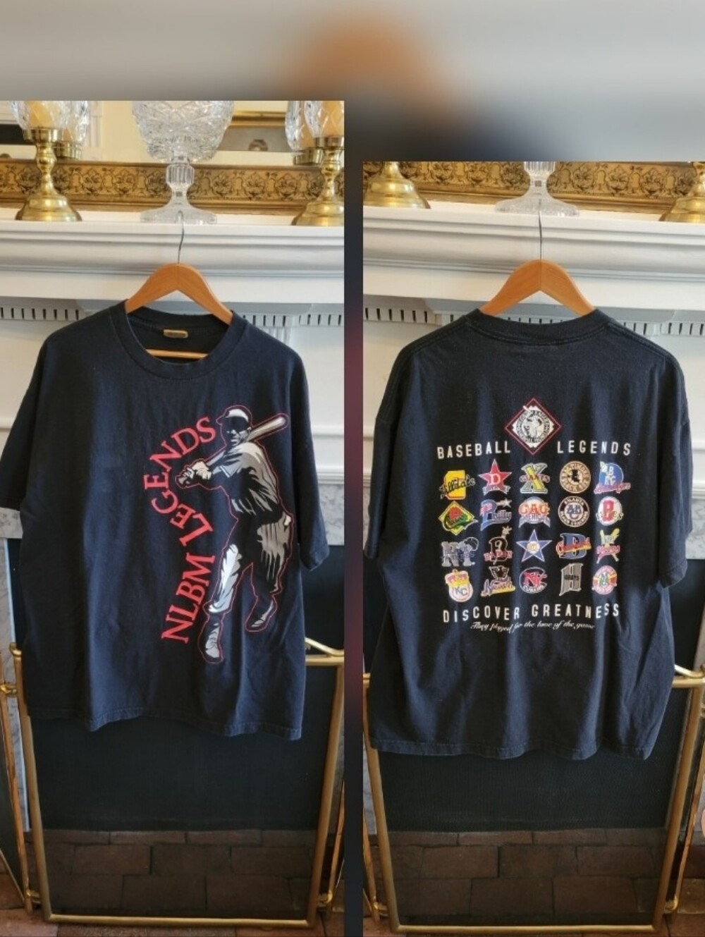 Vintage Negro Leagues Baseball Museum Tee-shirt
